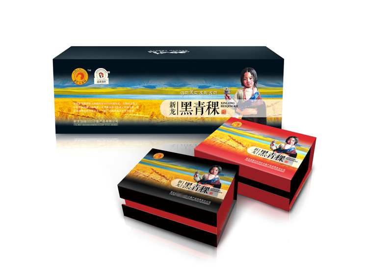 土特产包装设计之黑青稞包装
