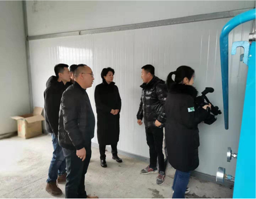 包頭市石拐區領導參觀 垃圾處理項目現場