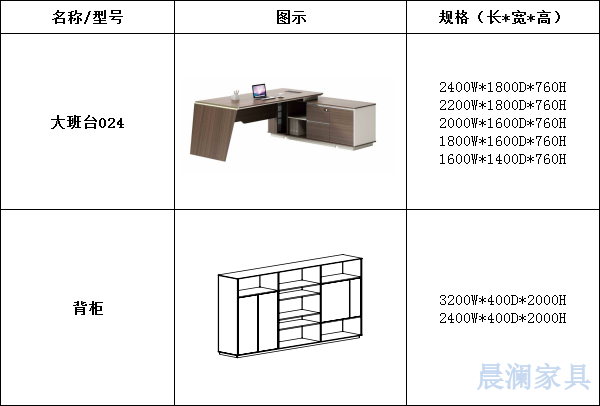 办公桌系列-上海晨澜家具有限公司