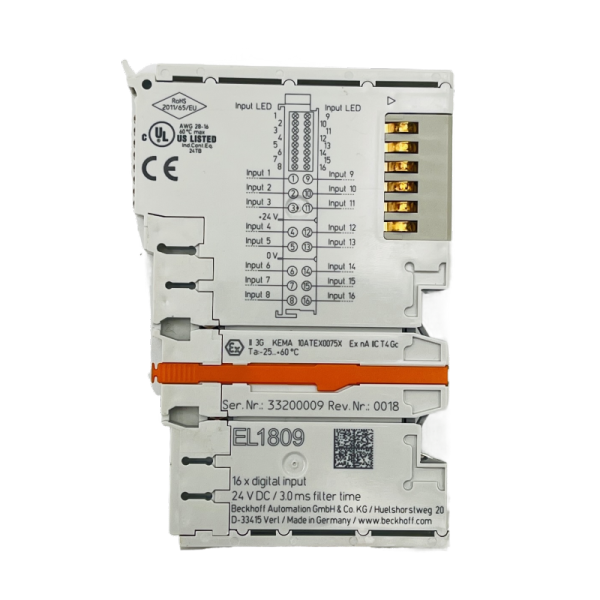 EL1809 倍福模块 16点输入