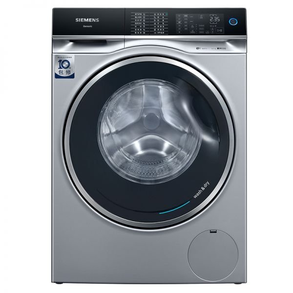 西門子（SIEMENS）iQ500智護係列 10/7公斤 帶烘幹 滾筒洗衣機 WD14U5X8HW （銀色）售價7999