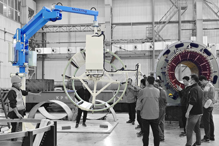 发电机转子支架-辅助装配