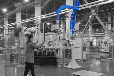 新能源电池壳体-抓取上线