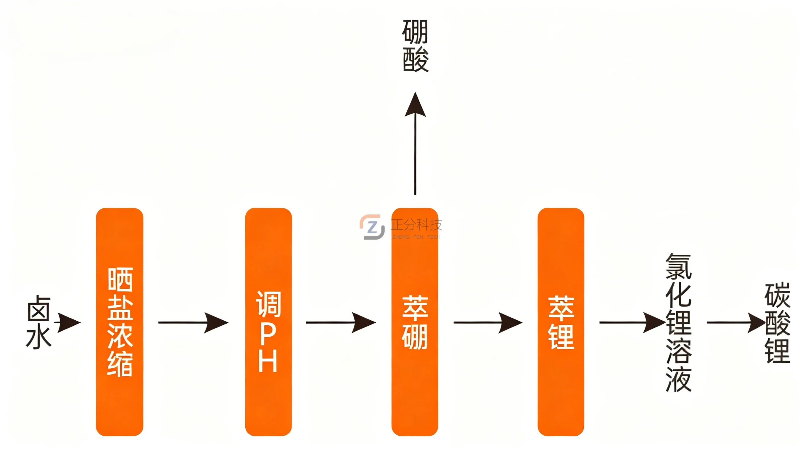 卤水中锂元素的提取 卤水中锂元素的提取