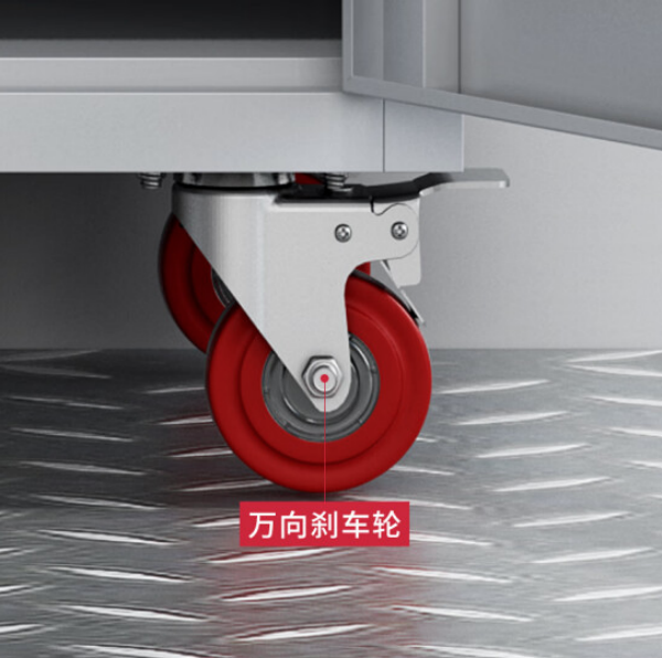 双色五抽一门工具车