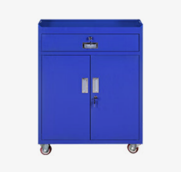 蓝色一抽工具车