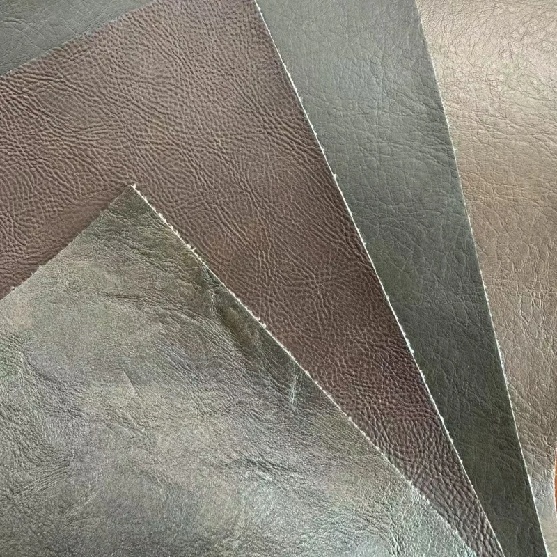 Half PU leather dense double needle fabric 6P US standard CA117