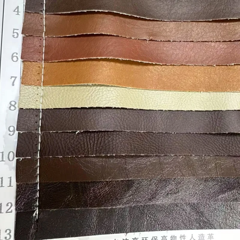 Half PU leather dense double needle fabric 6P US standard CA117