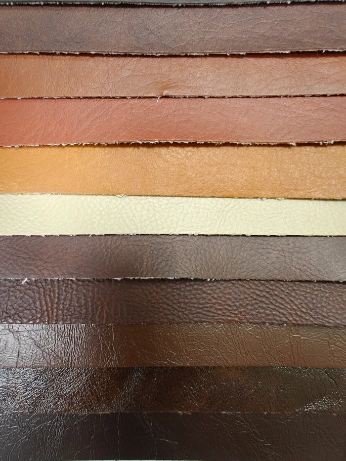 Half PU leather dense double needle fabric 6P US standard CA117