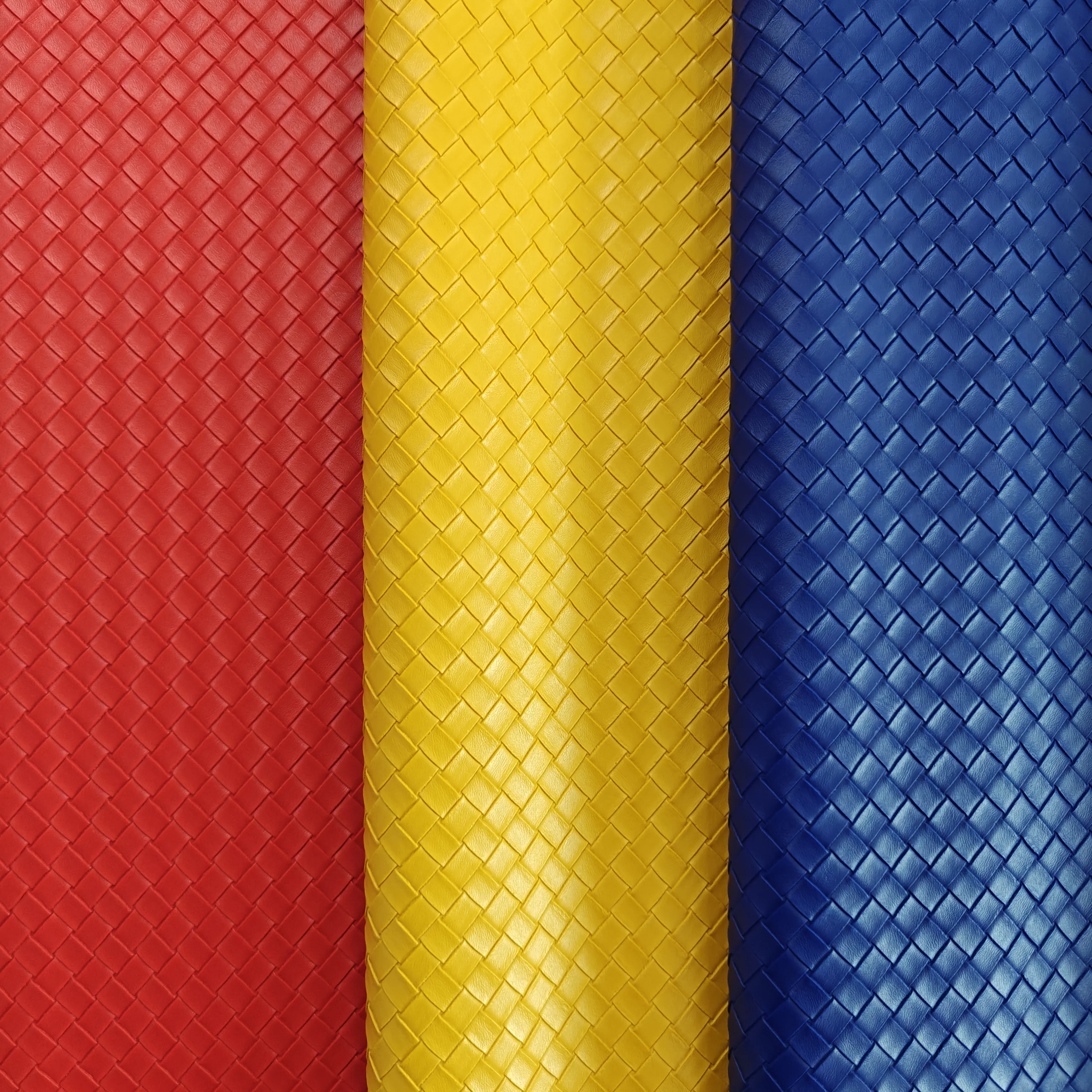 Fashionable woven eco-friendly material artificial leather