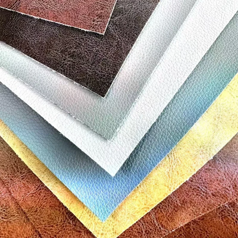 DN618 Furniture Semi-Polyurethane Sofa Artificial Leather 