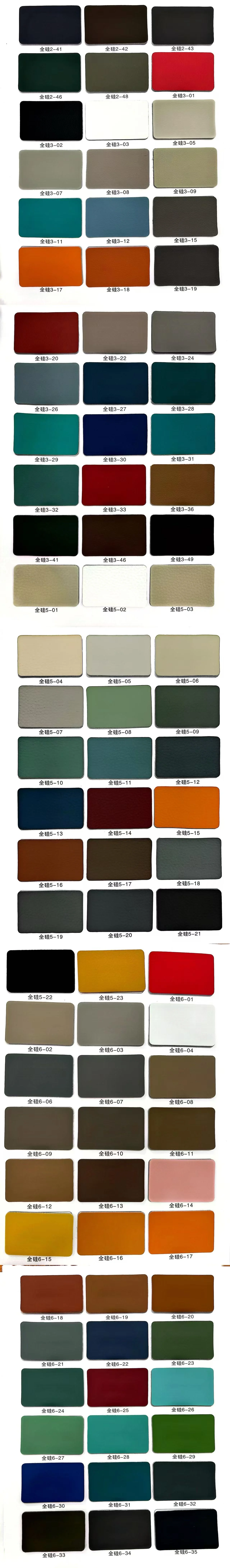 High-end all-silicon leather fabric