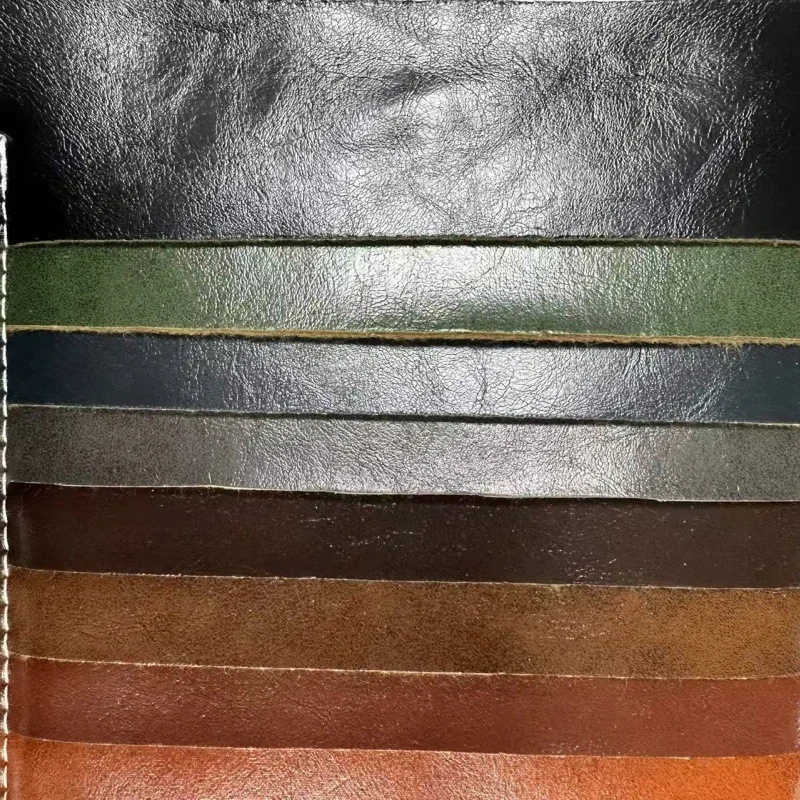 DN616 two-color oil leather artificial leather sofa