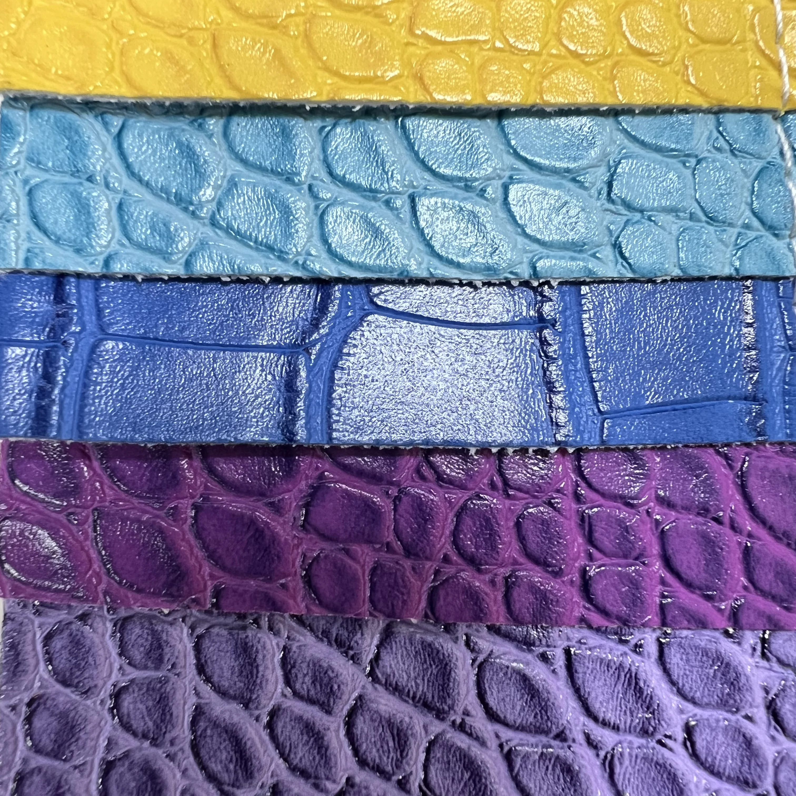 PVC Crocodile Pattern Artificial Leather