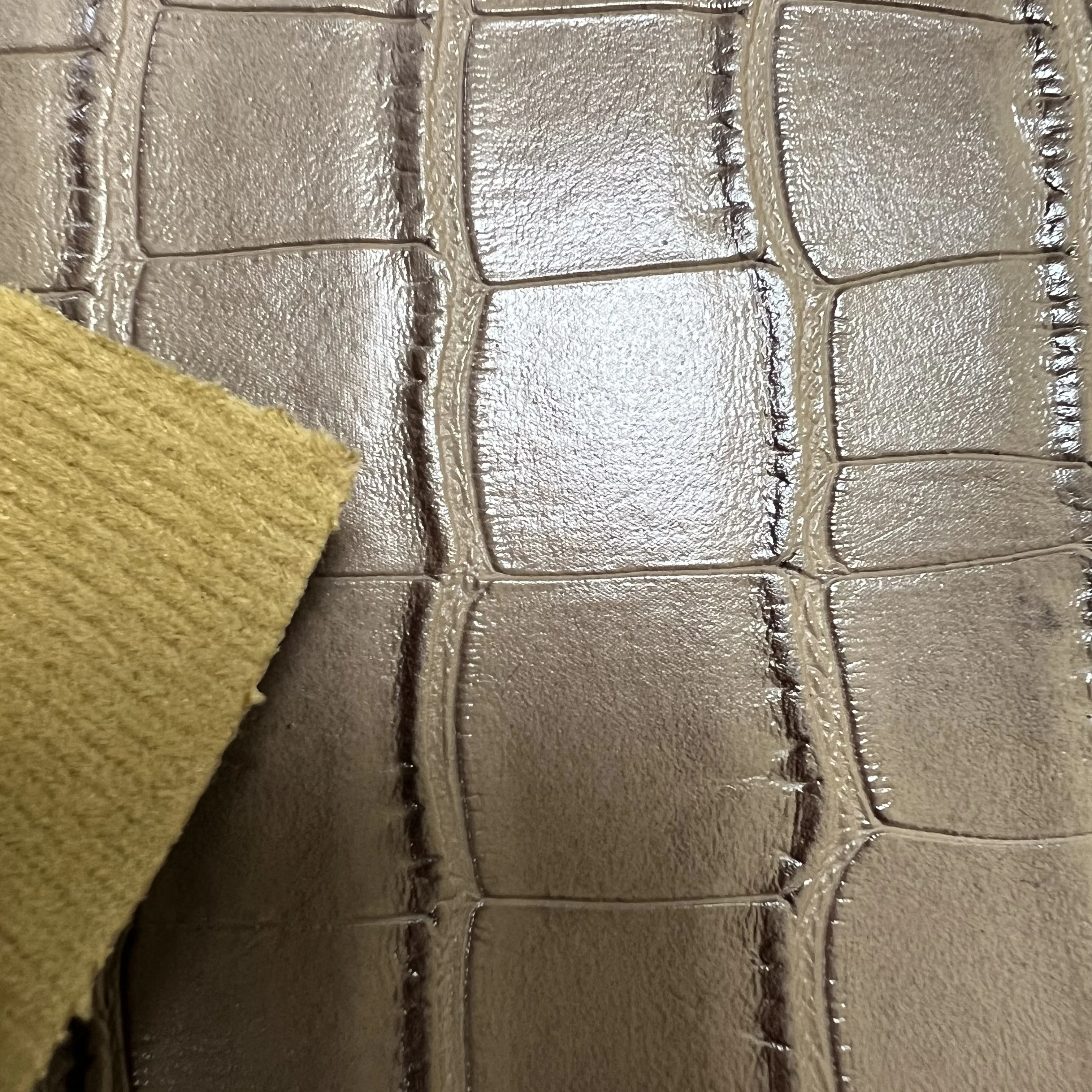 PVC Crocodile Pattern Artificial Leather