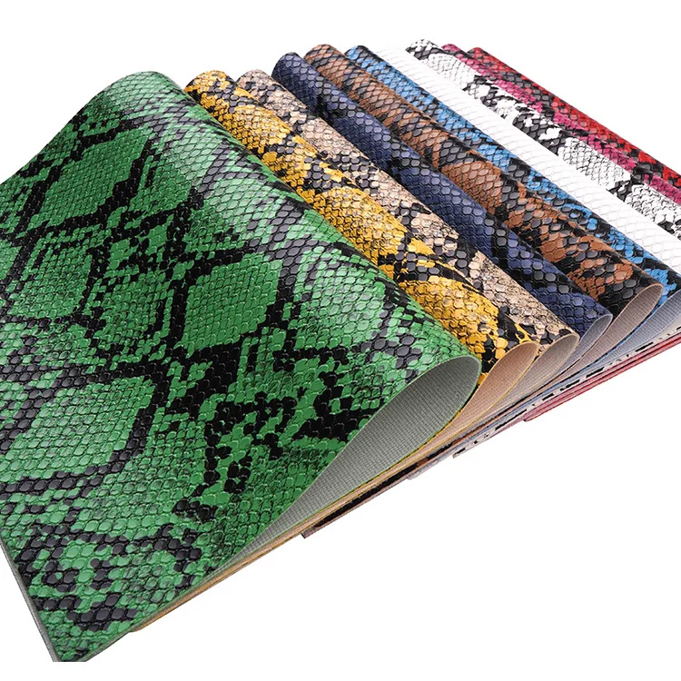 DN428 PVC snakeskin pattern artificial leather