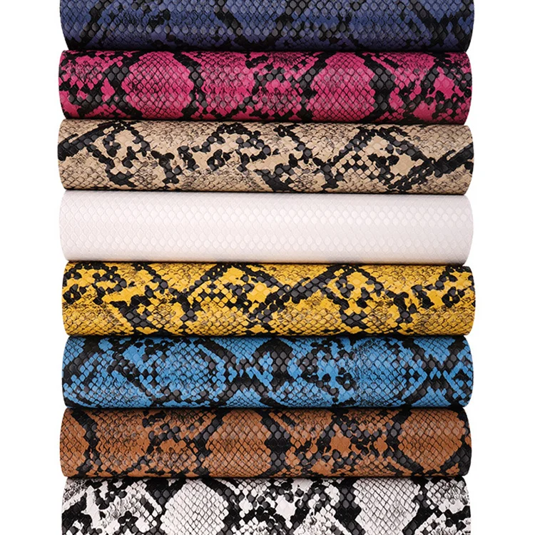 DN428 PVC snakeskin pattern artificial leather