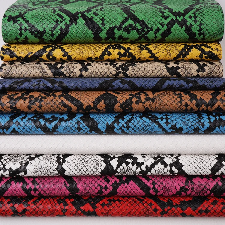 DN428 PVC snakeskin pattern artificial leather