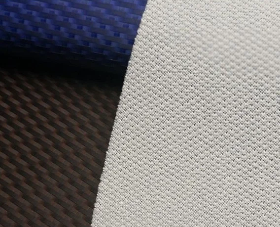 DN005: Carbon Fiber Pattern Automotive Interior Fabric with