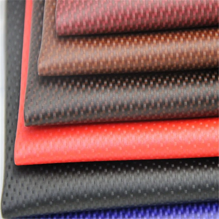 DN005: Carbon Fiber Pattern Automotive Interior Fabric with