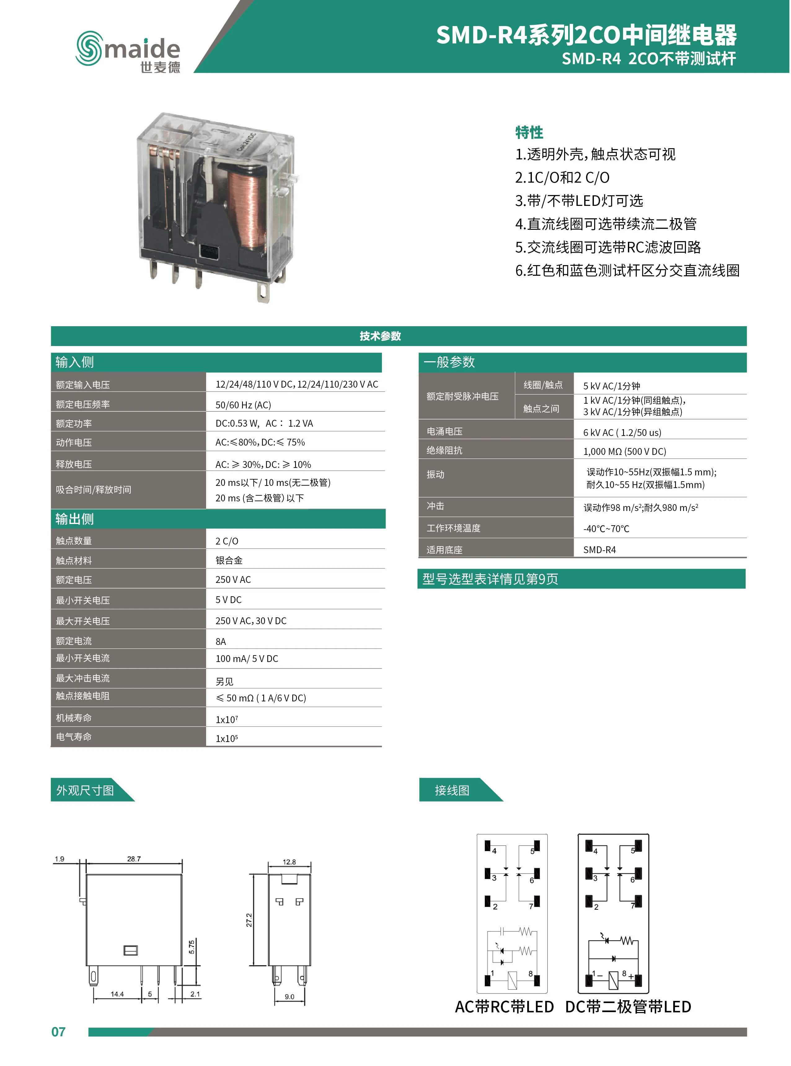 黄瓜视频软件下载 SMD-R4係列2CO不帶測試杆中間黄瓜视频黄色版下载