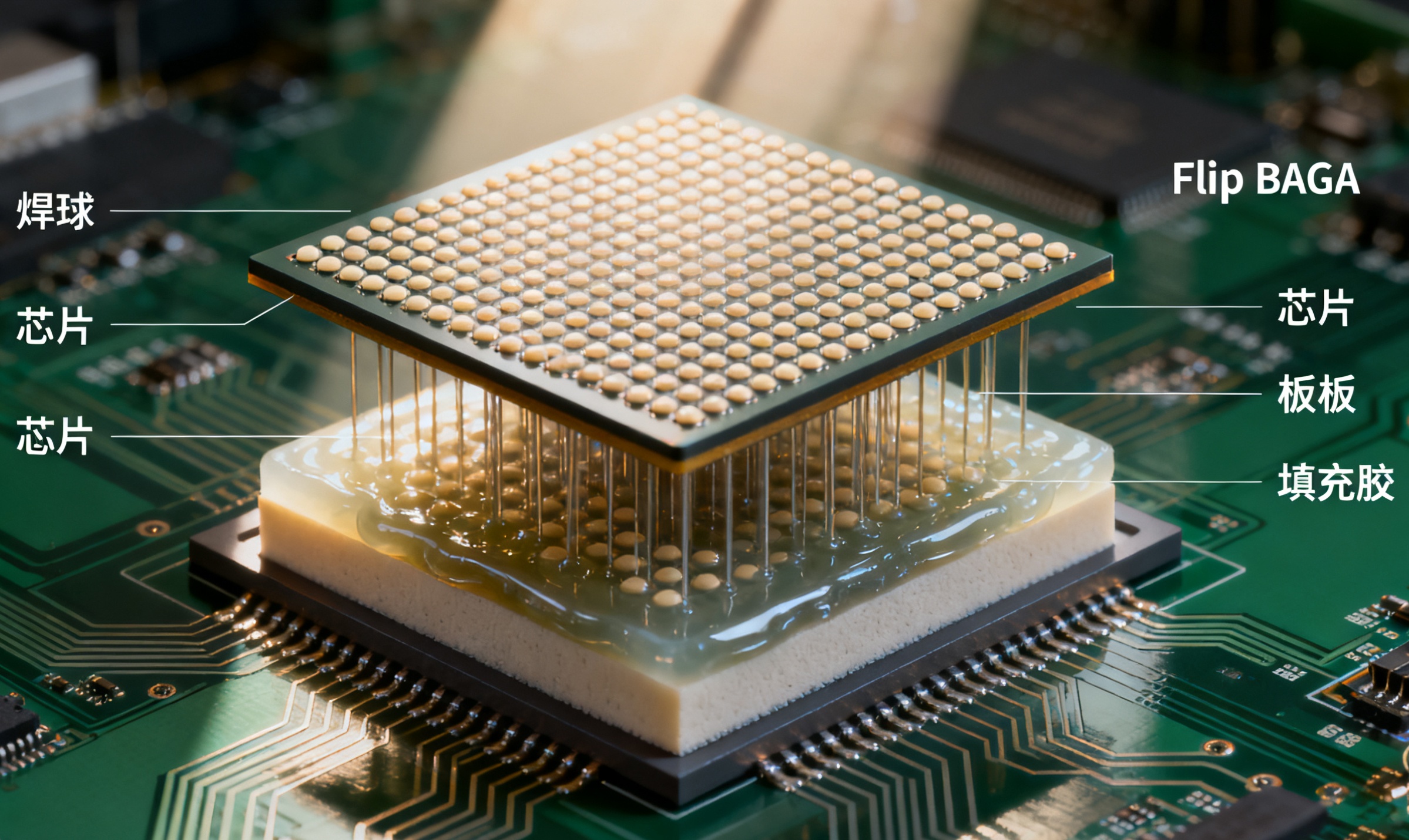 Flip Chip倒装焊后清洗解决方案