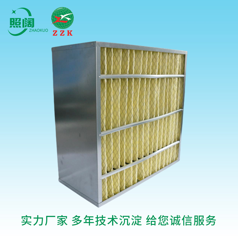 上海照闊污染裝備無限公司 過濾器出產廠家 廠家直供中效過濾器 初效折疊過濾器 中效折疊式過濾器箱式中效F8折疊料過濾器