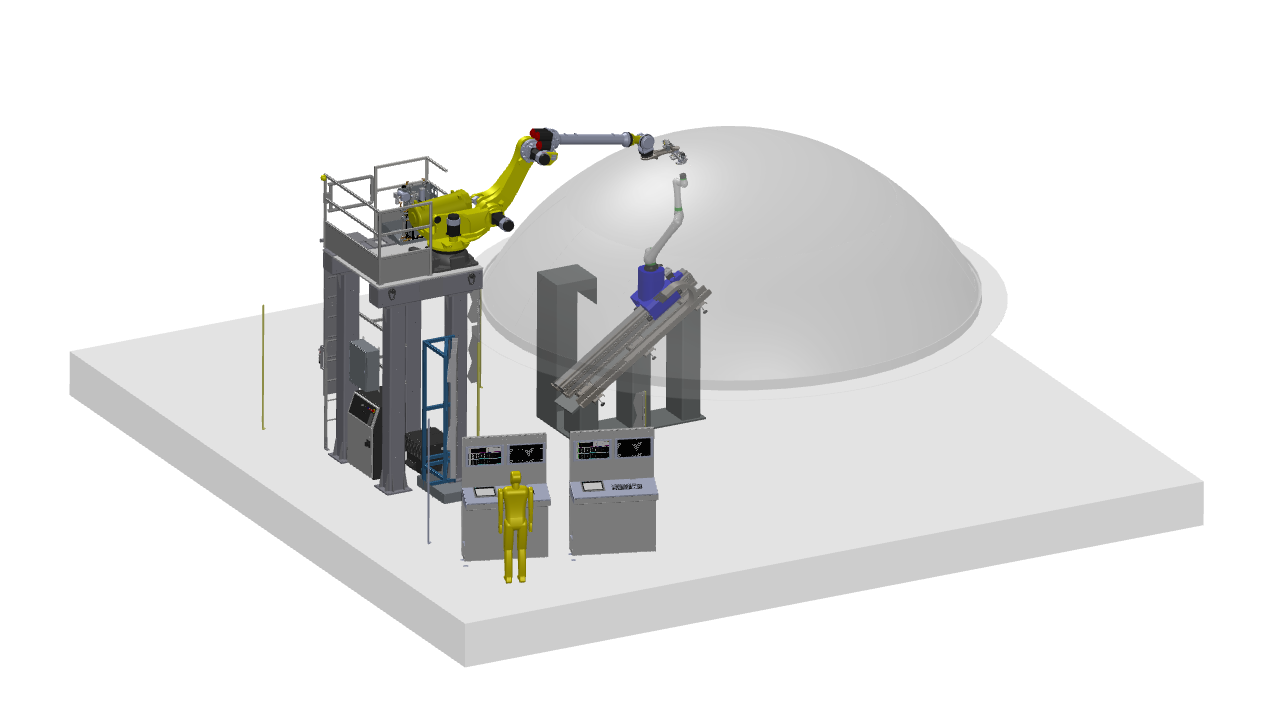 航天 – 液体推进罐– 圆顶检测