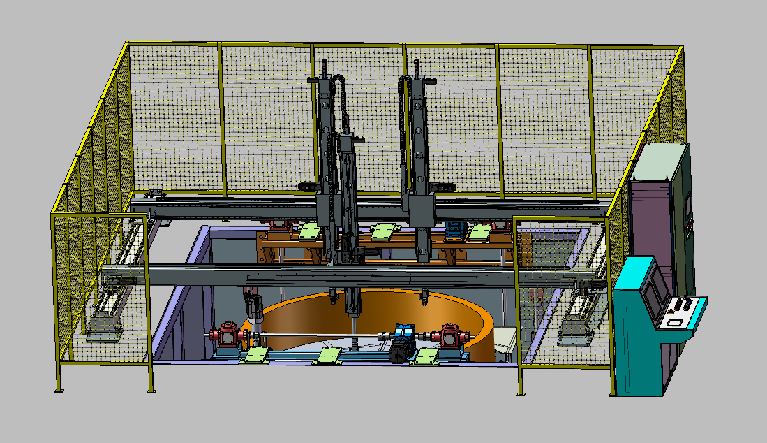 大轴承圈超声检测系统