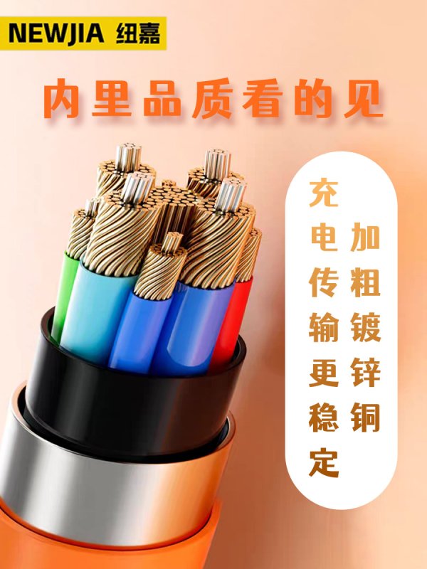 硅胶三合一数据线