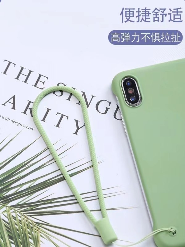 纹理液态硅胶挂绳
