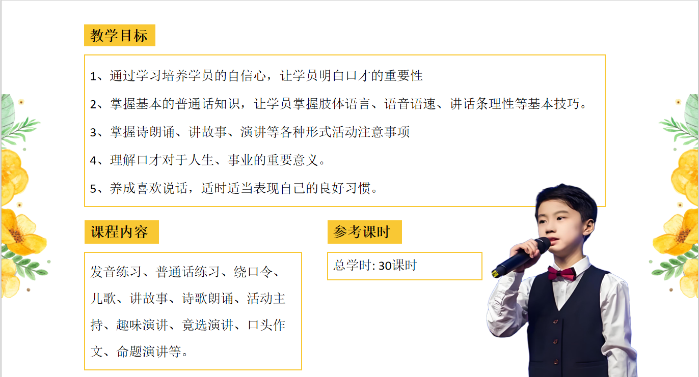 我是“话说家”招生项目