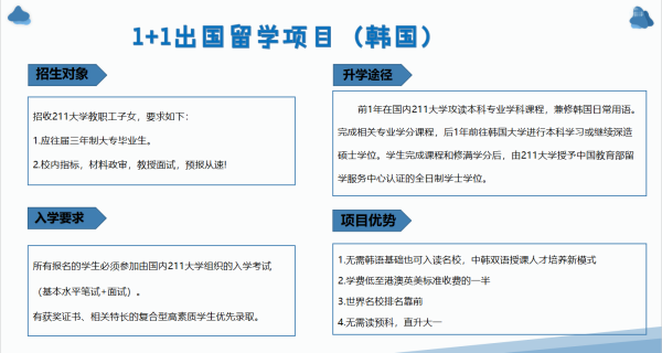 1+1出国留学项目