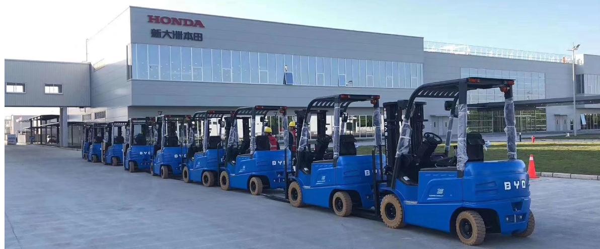 平衡重叉车案例