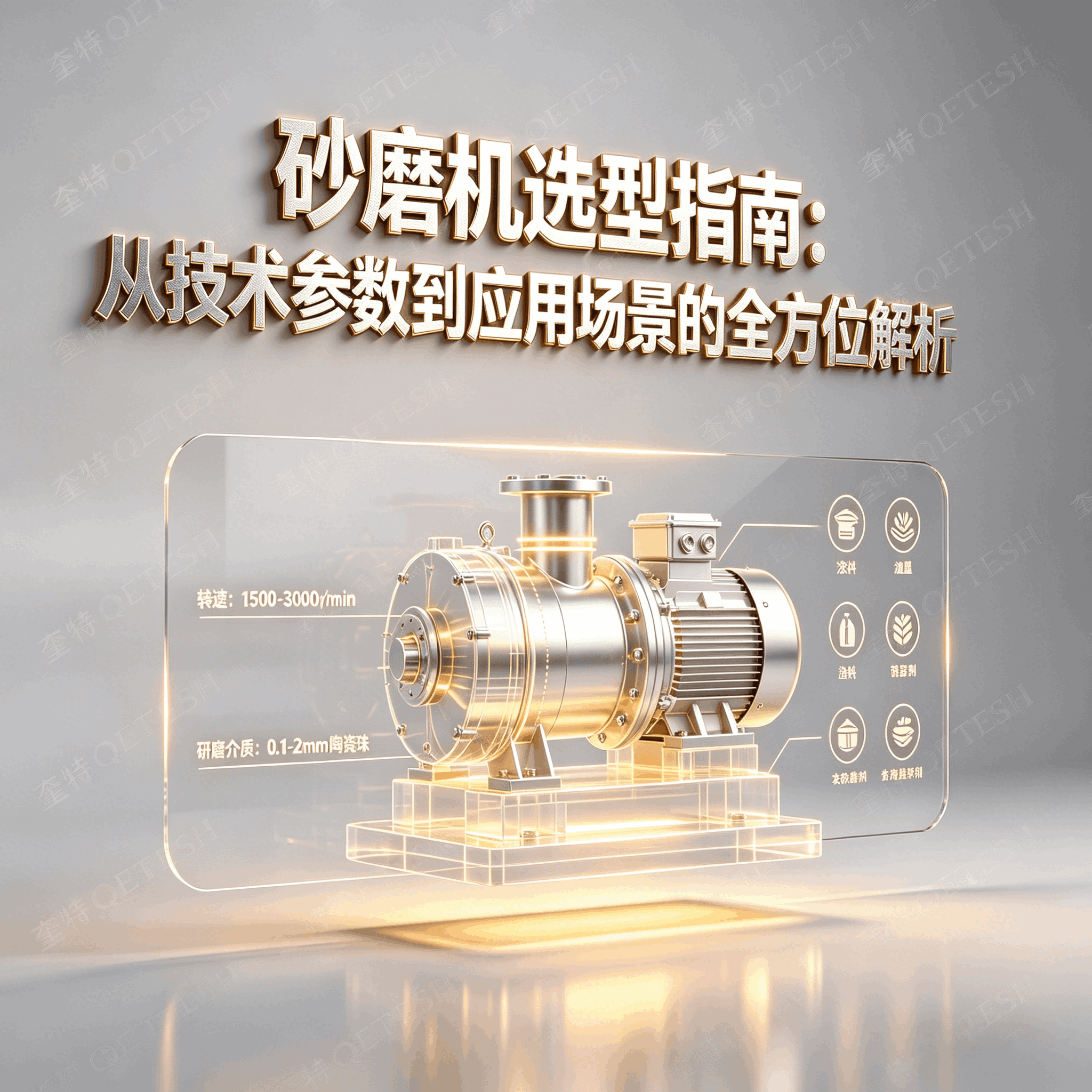 砂磨机选型指南：从技术参数到应用场景的全解析