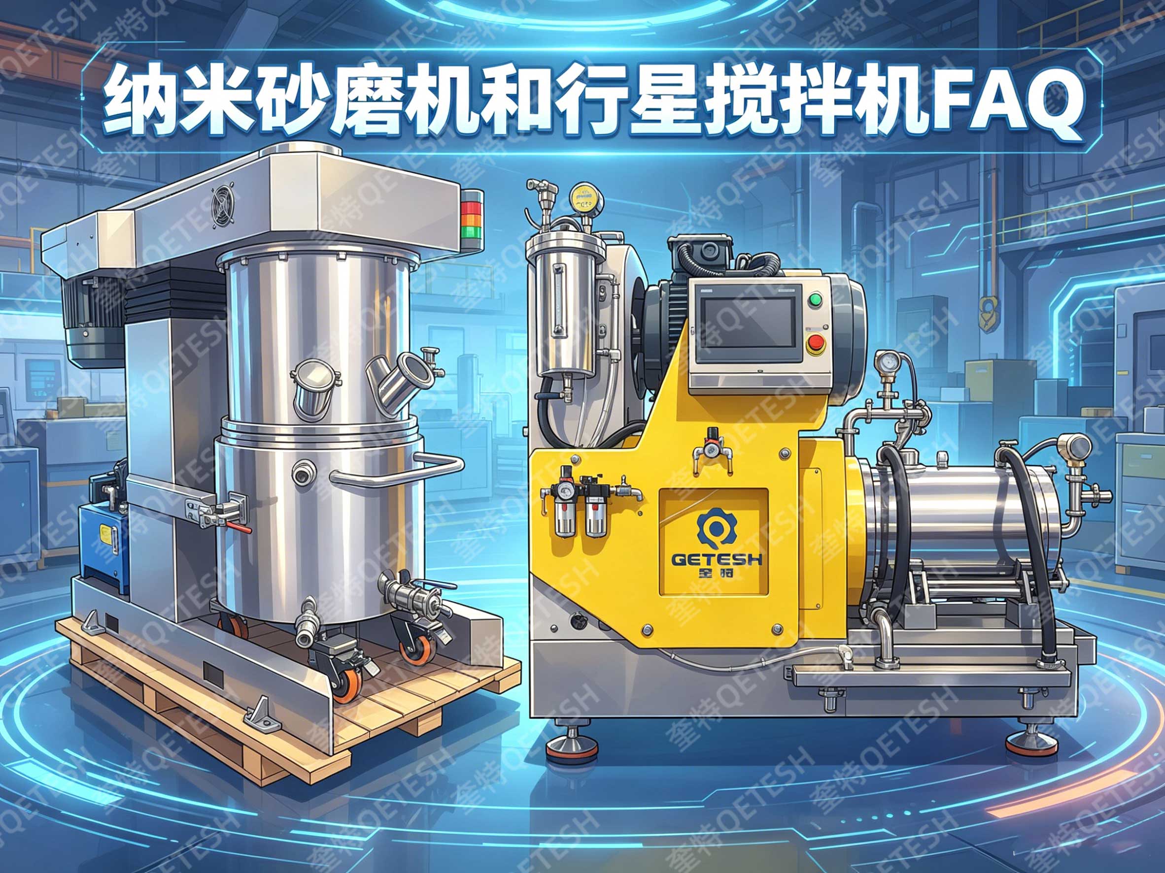 常见问题 — 纳米砂磨机选型与使用指南