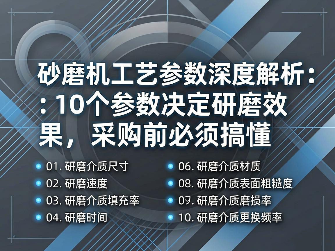 砂磨機工藝參數深度解析：10個參數決定研磨效果，采購前必須搞懂