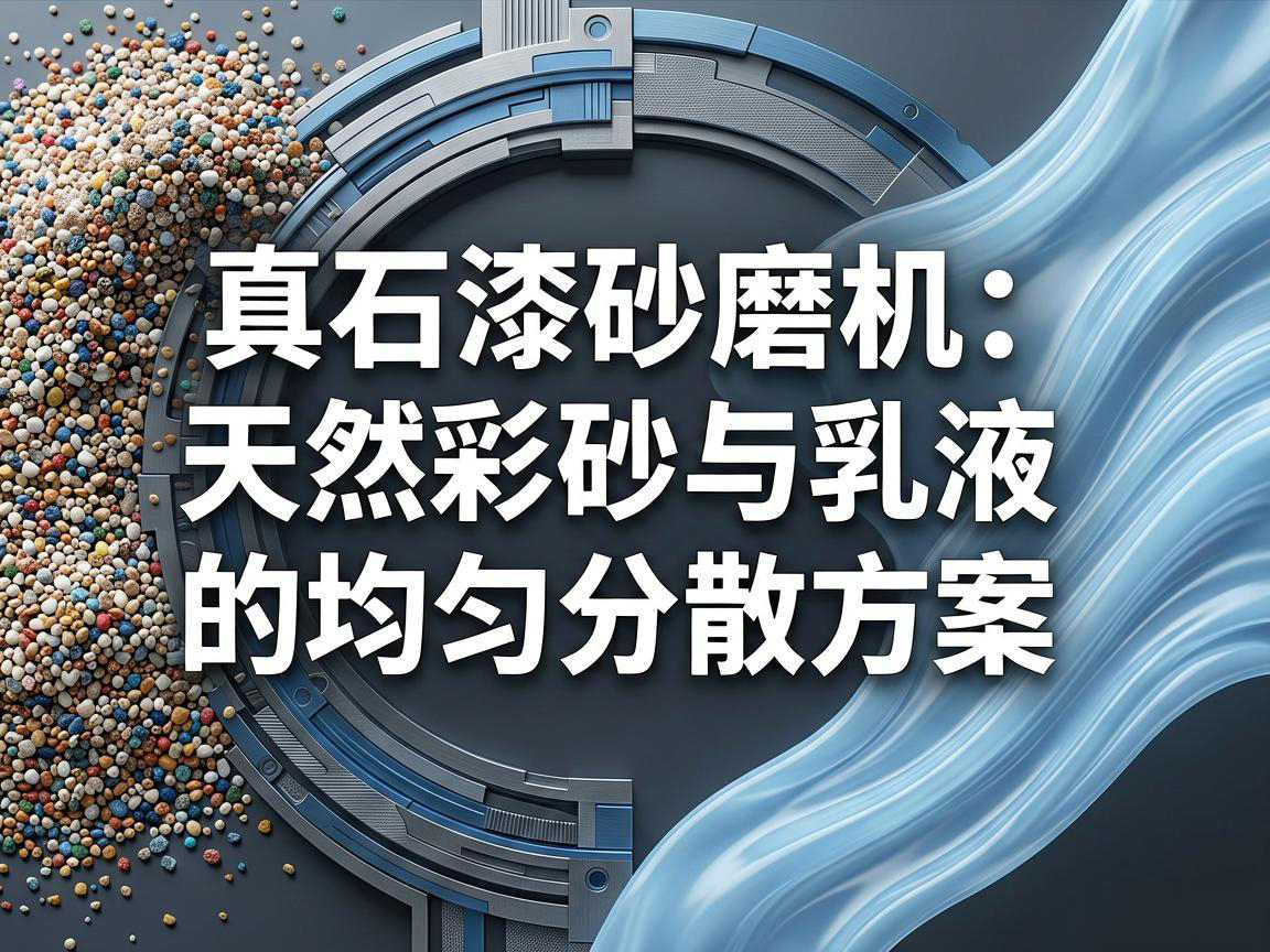 真石漆砂磨機：天然彩砂與乳液的均勻分散方案