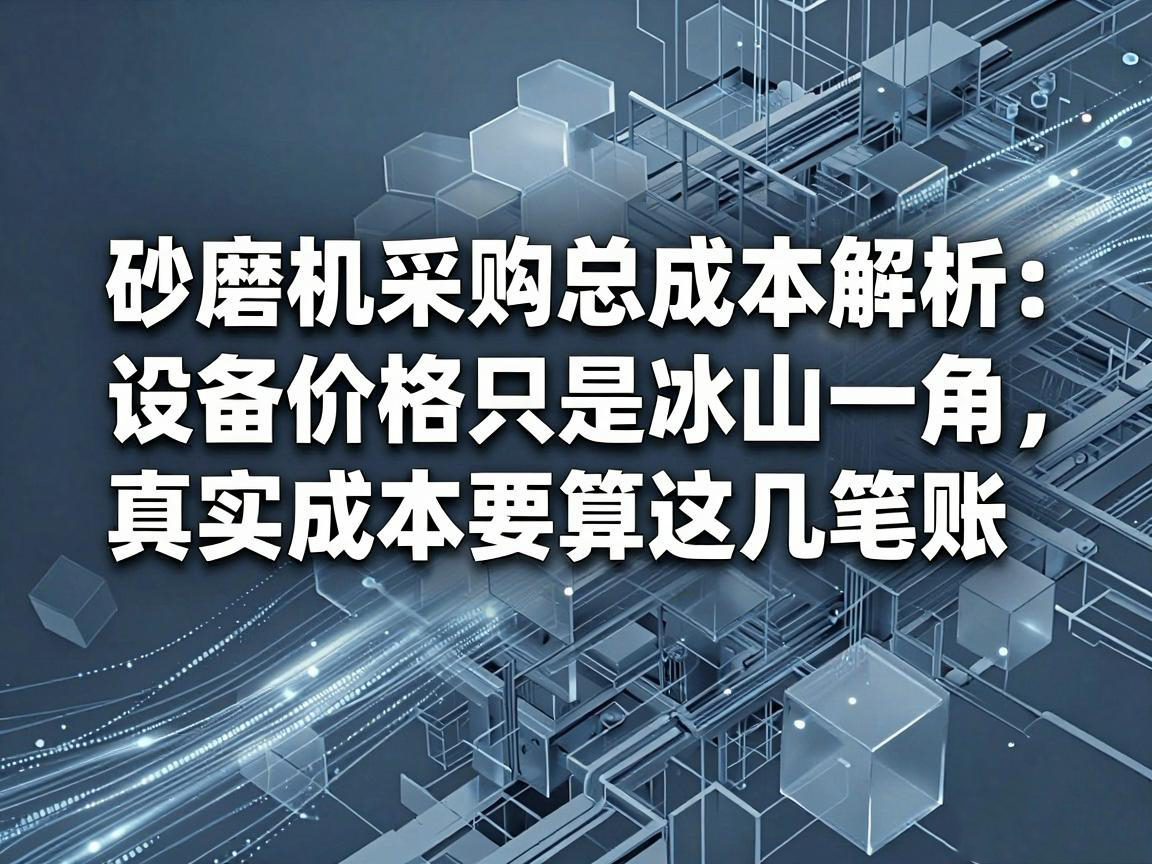 砂磨機采購總成本解析：設備價格隻是冰山一角，真實成本要算這幾筆賬