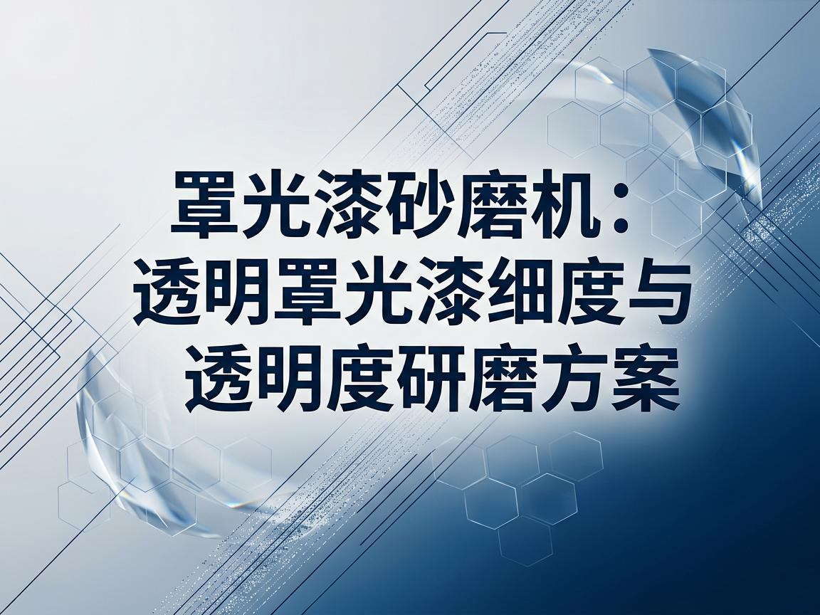罩光漆砂磨機：透明罩光漆細度與透明度研磨方案
