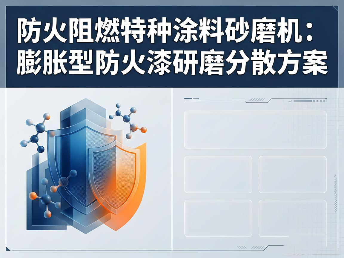 防火阻燃特種塗料砂磨機：膨脹型防火漆研磨分散方案