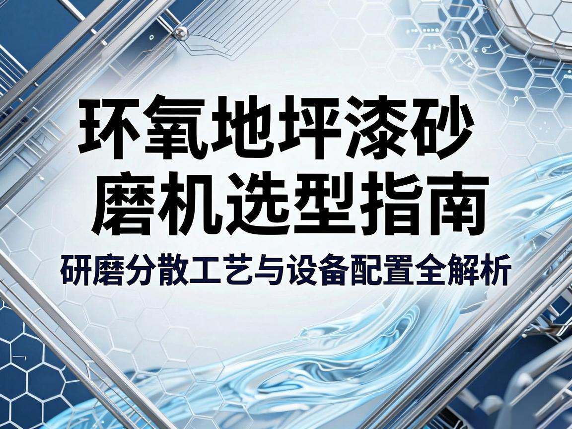 環氧地坪漆砂磨機選型指南：研磨分散工藝與設備配置全解析