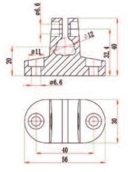 光电源支架E  PJ808B