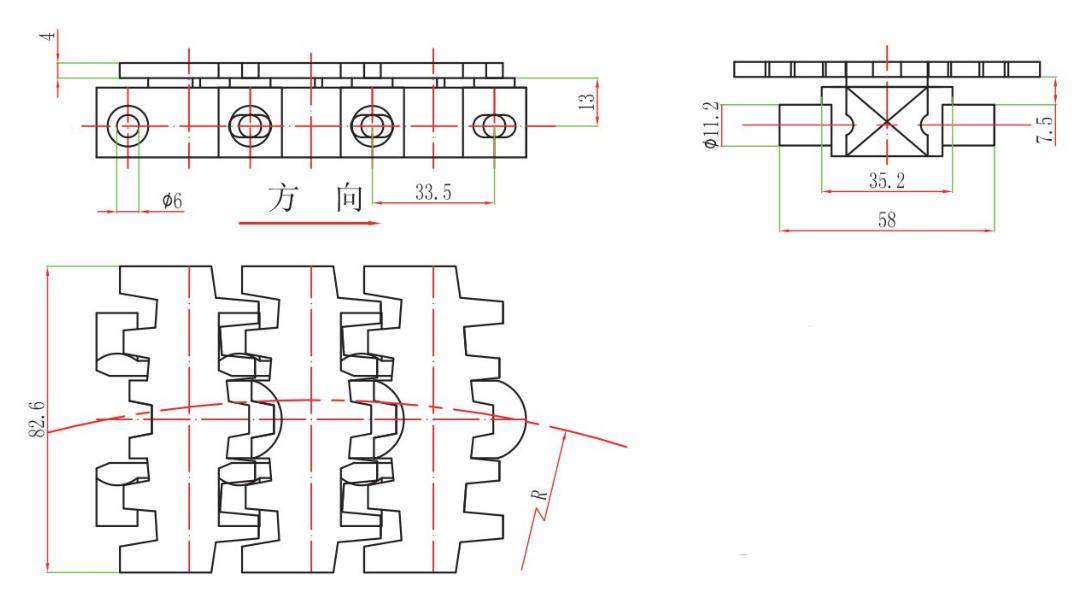 齿形链LB-82.6 