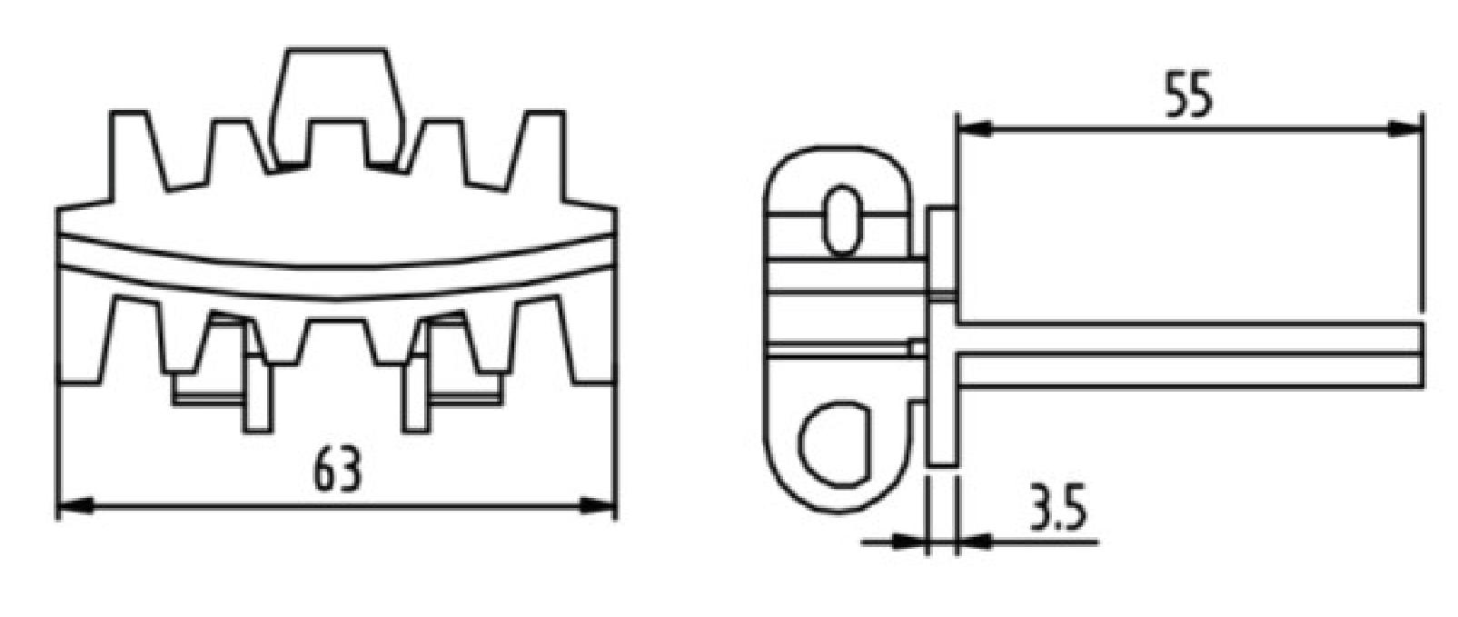 LB63刮板链（LB 63GB）