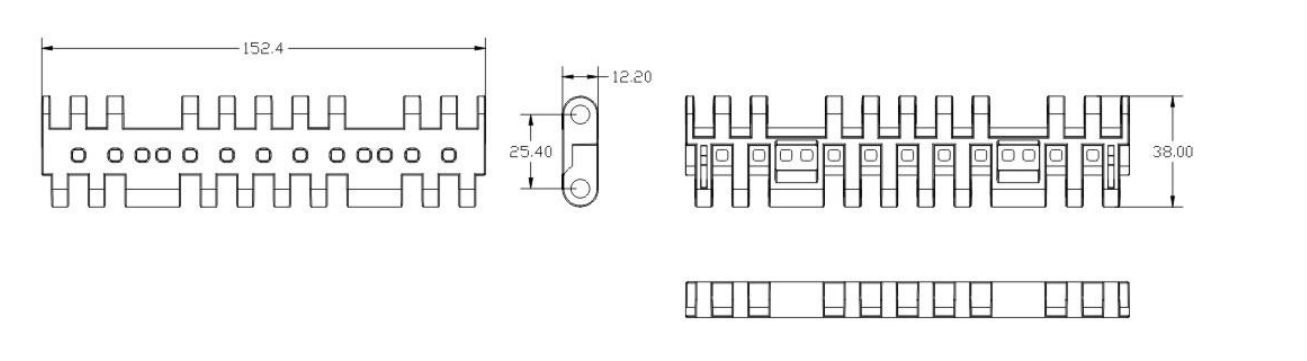 MK100开孔型塑料网带