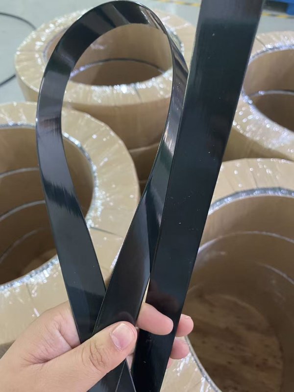 黑色光面塑钢PET打包带2510尺寸