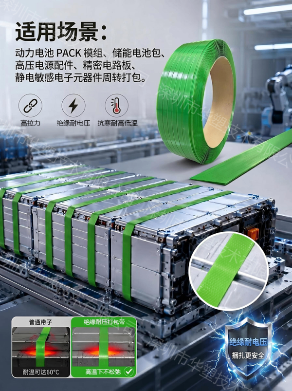 什么是绝缘耐压打包带？适用什么行业？