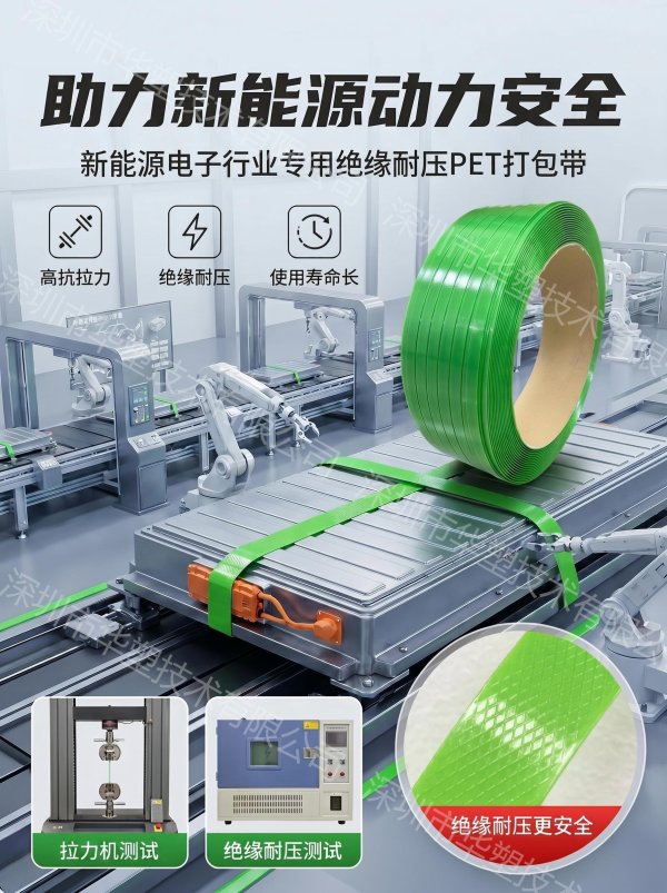 现在带大家认识一款“身兼多职”的打包神器——来自深圳麻豆91精品91久久久技术的绝缘耐电压打包带。
