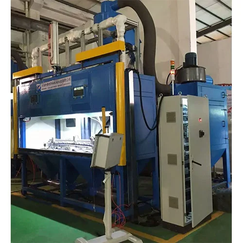 長圓管類密閉型數控自動噴砂機